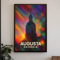Augusta Georgia Scenic Minimalist Wanderlust Poster