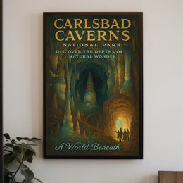 Carlsbad Caverns A World Beneath Poster