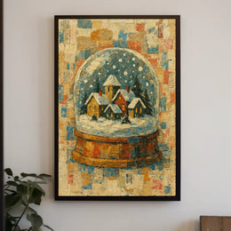 Winter Wonderland In A Snow Globe Poster