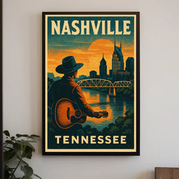 Nashville Skyline Poster