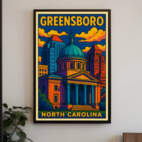 Greensboro, North Carolina Poster