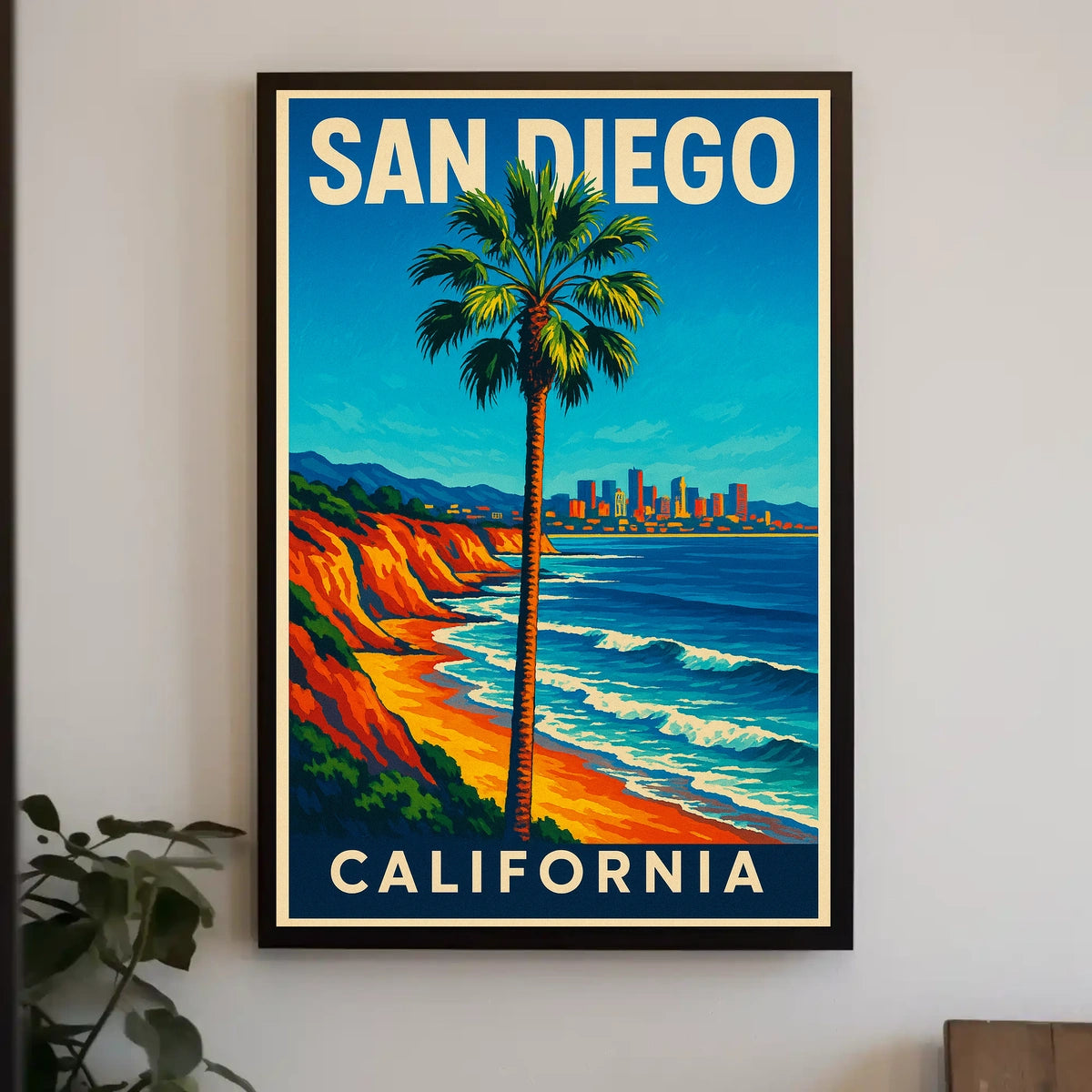 San Diego Travel Poster