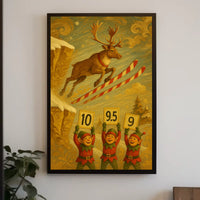 Reindeer Ski Jumping Extravaganza Poster