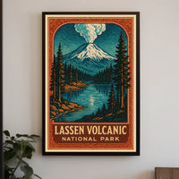 Lassen Volcanic National Park Poster