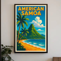 American Samoa Paradise Poster