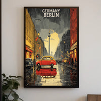 Berlin in the Rain Poster