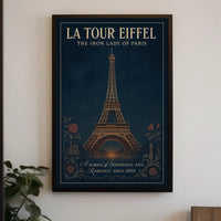 La Tour Eiffel The Iron Lady of Paris Poster