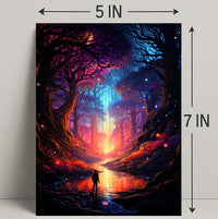 Enchanted Forest Journey Poster