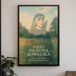 Saint Faustina Kowalska Poster