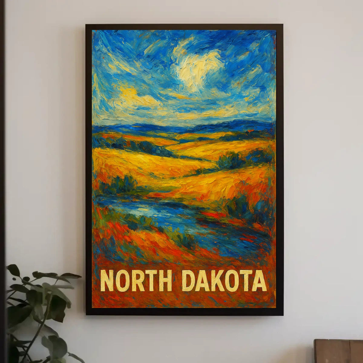 North Dakota Landscape Poster