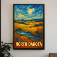 North Dakota Landscape Poster