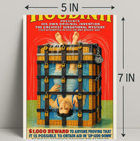 Houdini's Sensational Mystery Poster PosterGoat