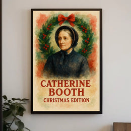 Victorian Christmas Woman Heritage Poster