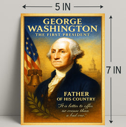 George Washington The First President Poster PosterGoat