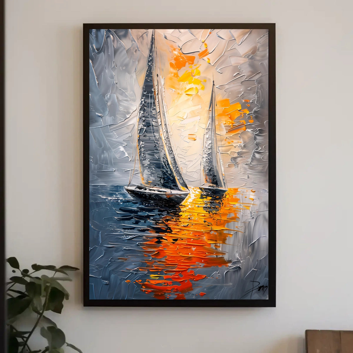 Sailing into the Sunset Poster