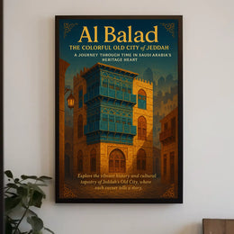 Al Balad The Colorful Old City Of Poster