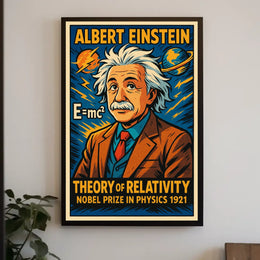 Albert Einstein Theory Of Relativity Poster