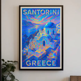 Santorini, Greece Poster