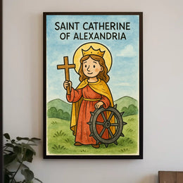 Saint Catherine of Alexandria Poster