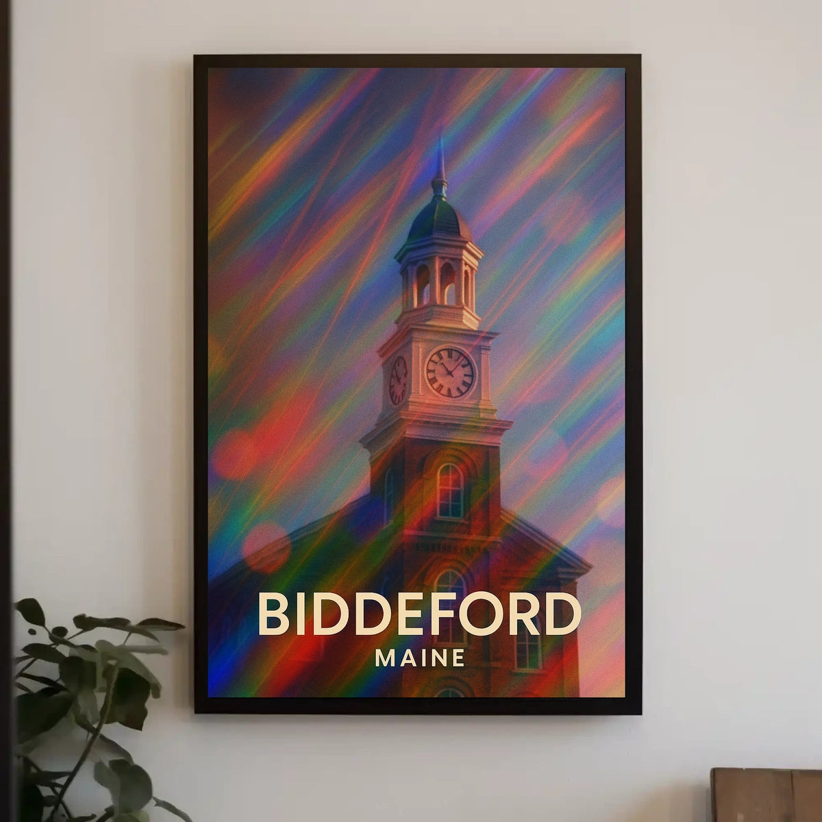 Biddeford Maine Scenic Realism Wanderlust Poster