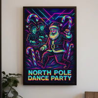 North Pole Dance Party Poster