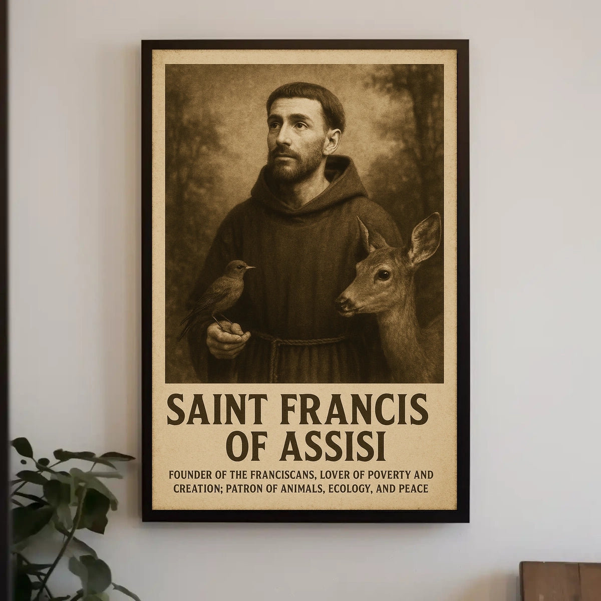 Saint Francis Of Assisi Poster