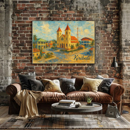 Kiribati A Scenic View Poster