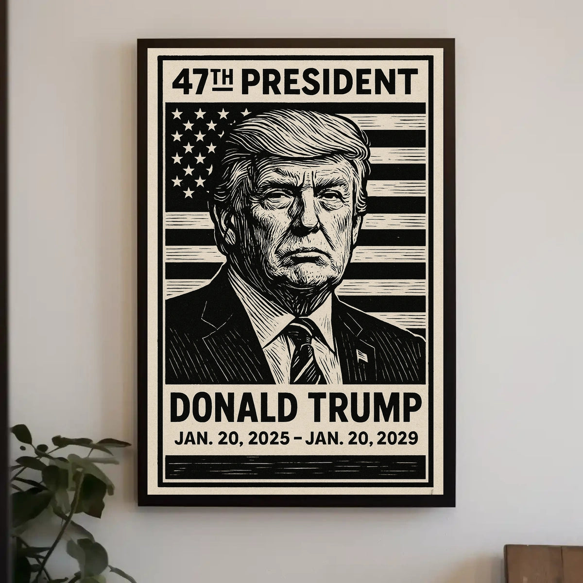 Donald Trump 47th President Poster