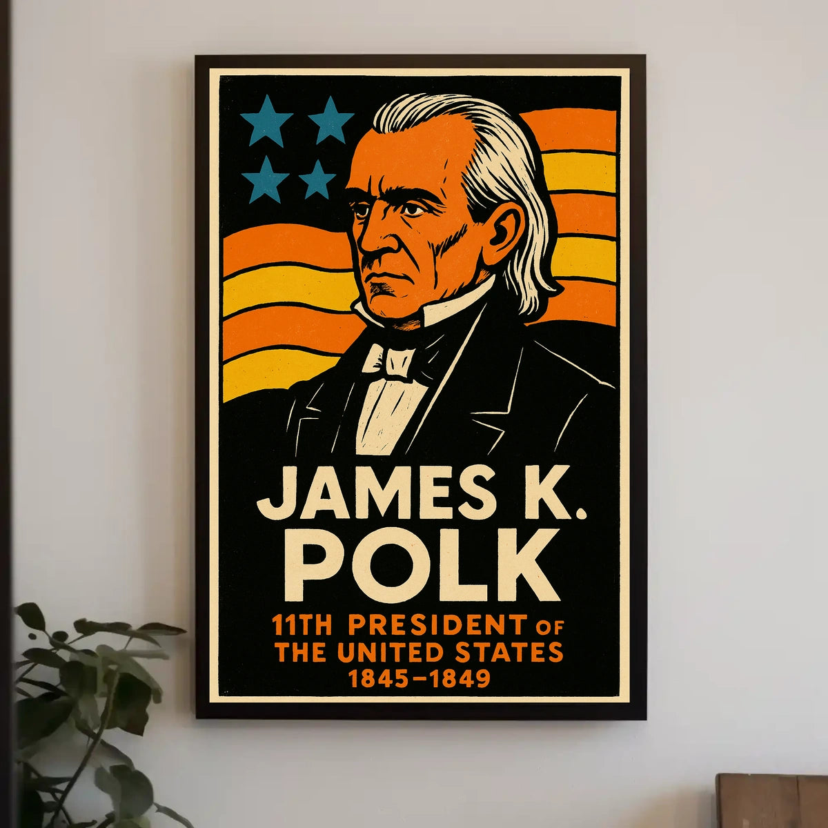 James K. Polk 11th President Poster