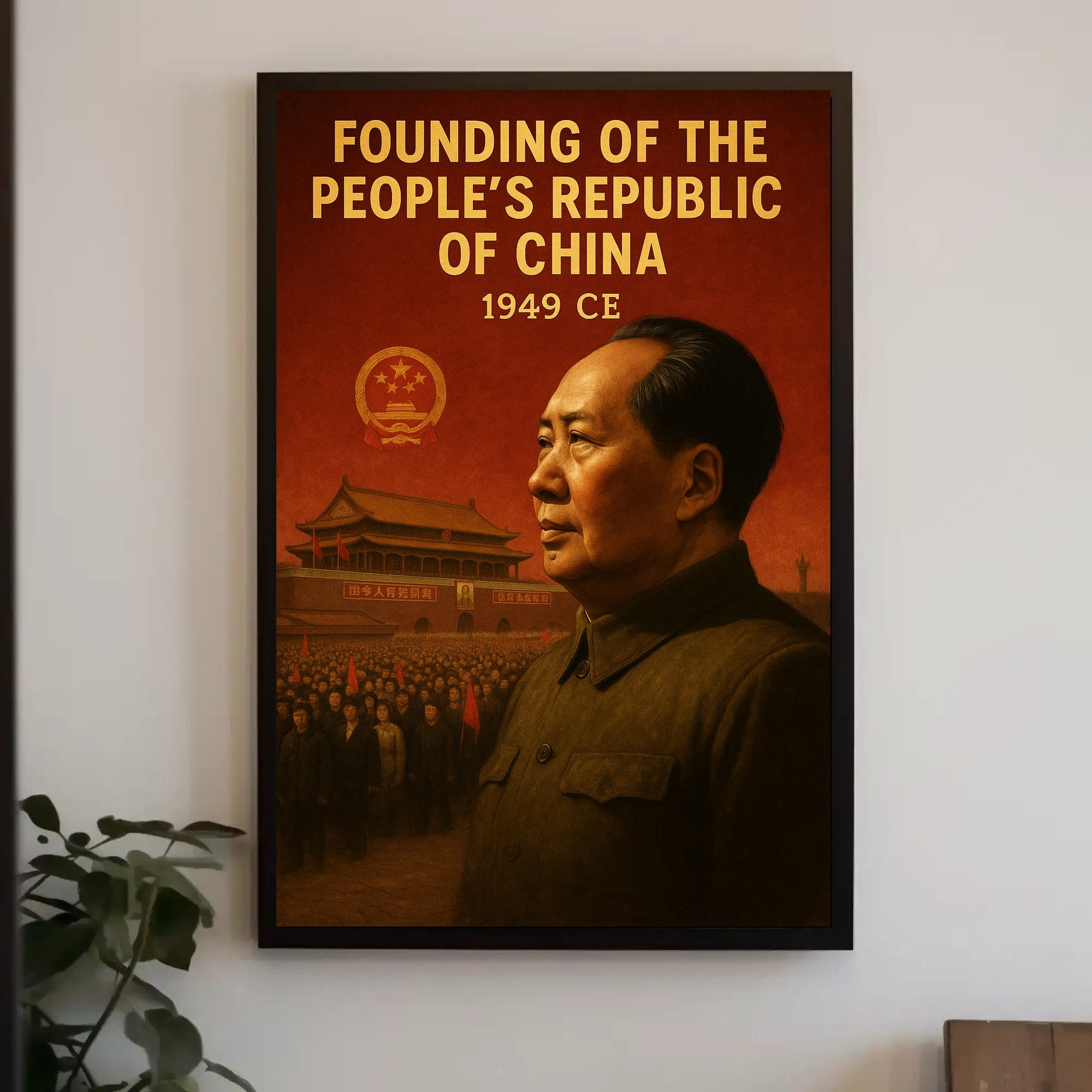 Founding of the People's Republic of China - 1949 Poster PosterGoat