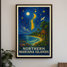 Northern Mariana Islands Travel Poster