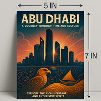 Abu Dhabi Heritage Meets Modernity Urban or Cityscape Poster