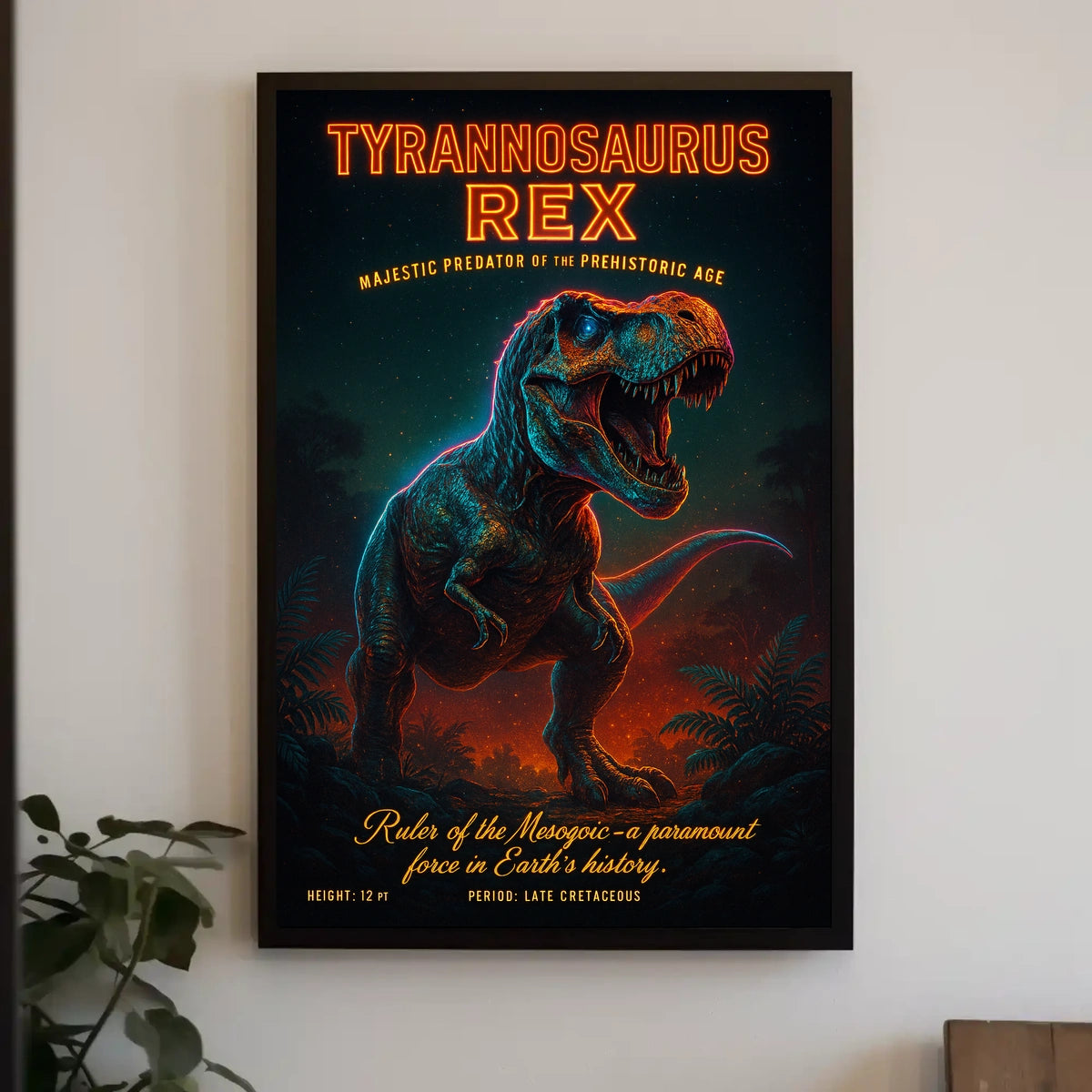 Tyrannosaurus Rex Majestic Predator Of Poster