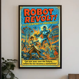 Robot Revolt at the Century of Progress Poster PosterGoat