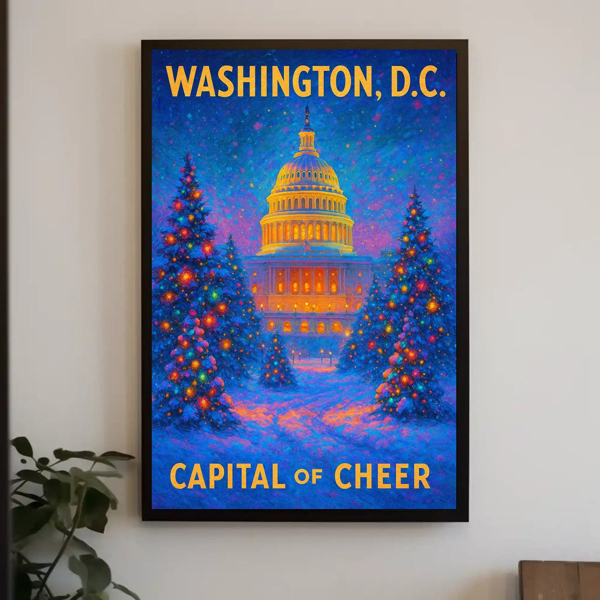 Washington, D.C. Capital Of Cheer Poster