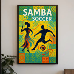 Samba Soccer Poster PosterGoat