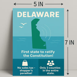 Delaware Shoppers Paradise Wall Art Print PosterGoat