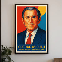 George W. Bush Presidential Portrait Poster