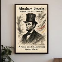 Abraham Lincoln Visionary of a Nation Poster PosterGoat