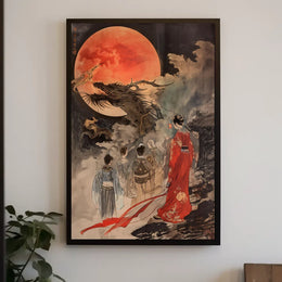 Vintage Urban Landscape Art Deco Poster
