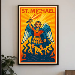 Archangel Michael Art poster