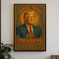Trump Historical Mosaic Regal Poster