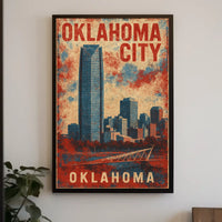Oklahoma City Skyline Poster