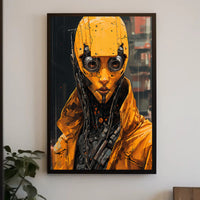 Futuristic Sentinel Poster PosterGoat