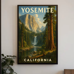Yosemite National Park California Poster