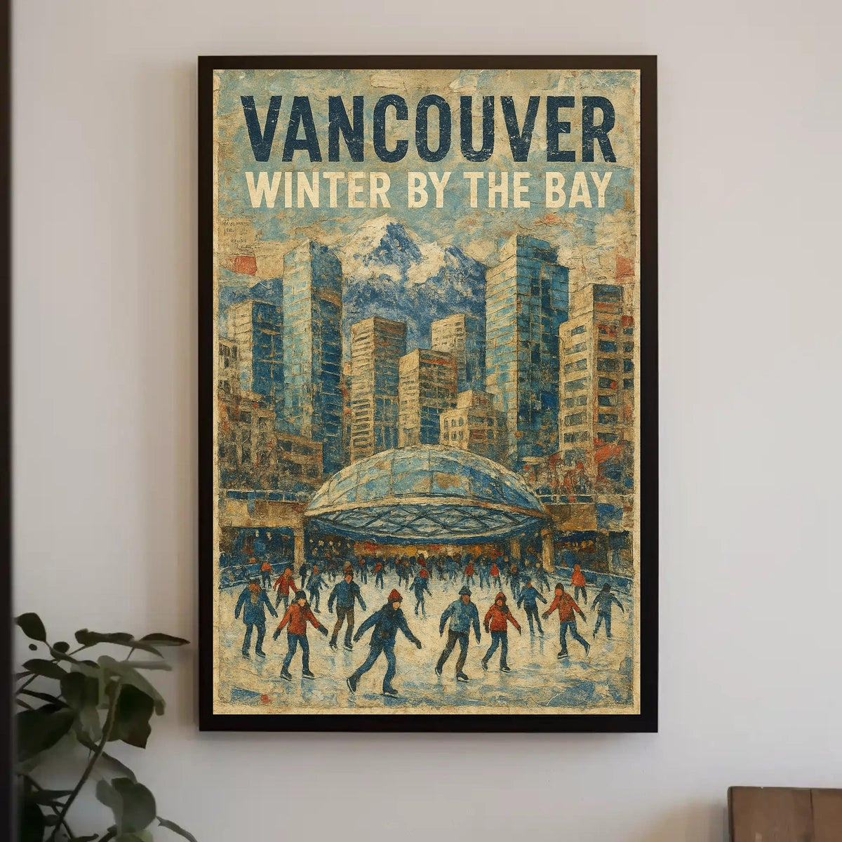 Vancouver Winter By The Bay Poster