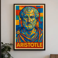Aristotle Mosaic Art Poster