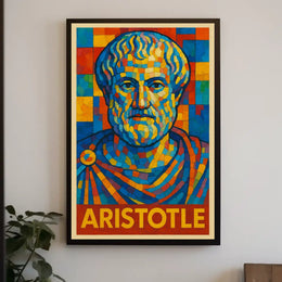 Aristotle Mosaic Art Poster