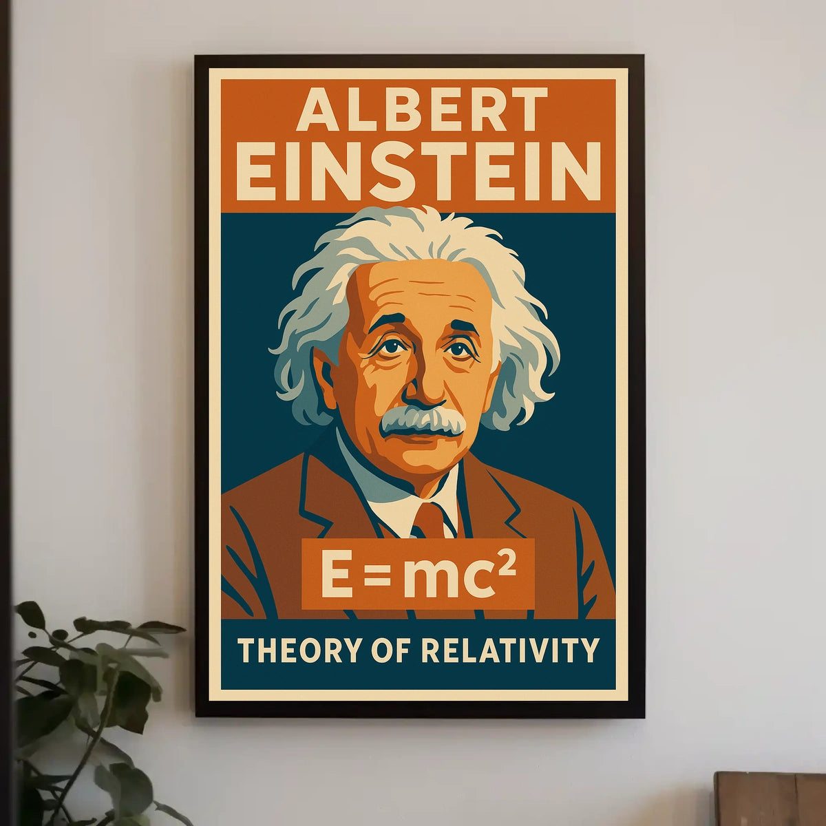 Albert Einstein Theory Of Relativity Poster