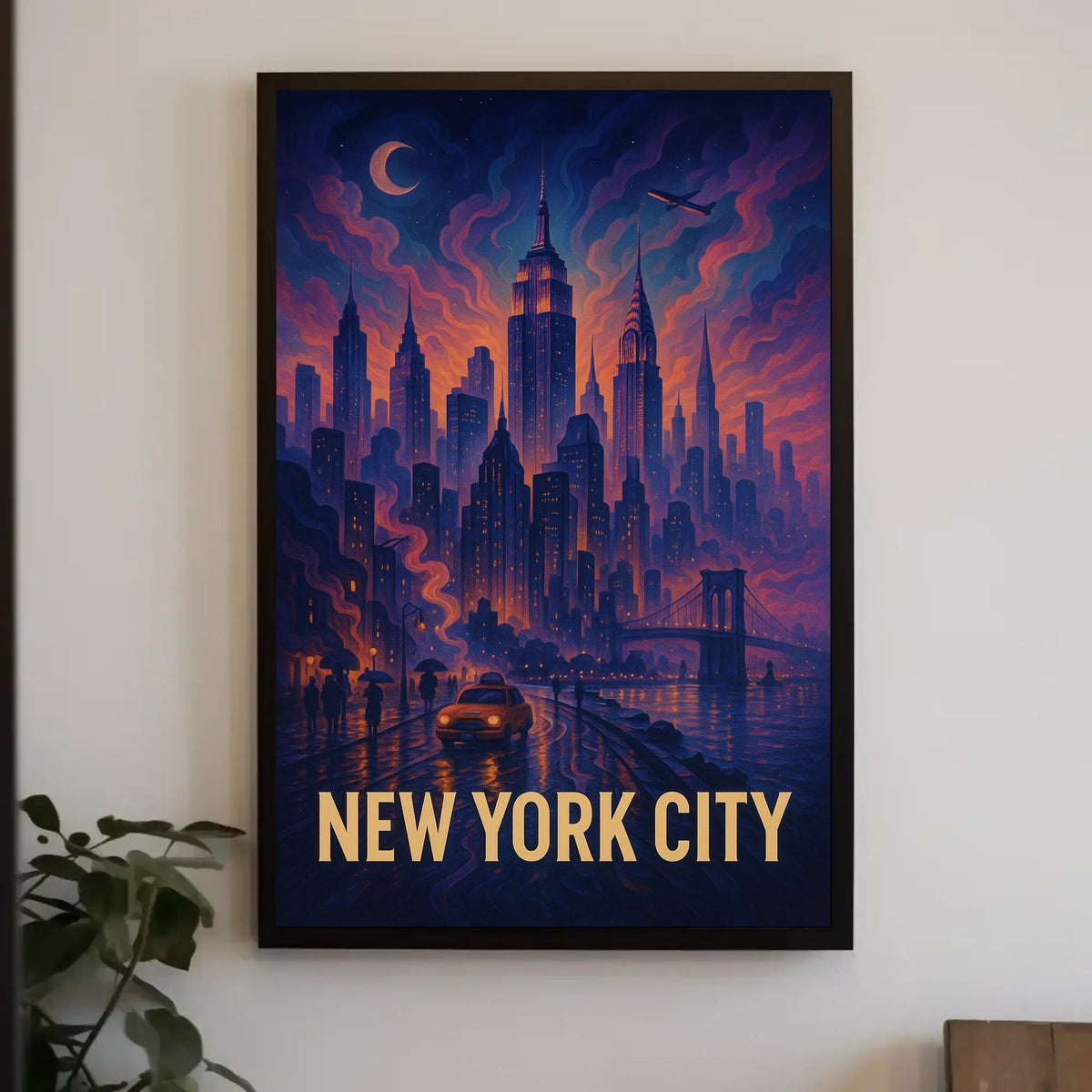 New York City Skyline Poster